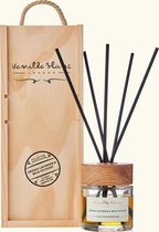Luxe geurstokjes | 100 ML | Grosso Lavender & Wild Vetivert | Vanilla Blanc London | Interieur parfum | Fragrance Sticks | Kamergeur | Cadeauset |