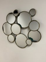 Home&Deco Cirkel spiegel bubbels-63x5x71cm-1 stuks