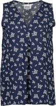 Blue Seven dames Top/blouse 180170 navy print - 38