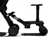 Hamilton Wheeled Board Kinderwagen - Universeel Meerijdplankje - Buggy Board tot 20KG - Buggyplank met Afneembaar Zitje - Eenvoudig te Monteren
