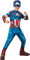 Marvel Avengers Verkleedpak Kind Captain America Maat 140-152