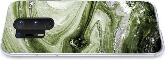 OnePlus 8 Pro - Marbre - Natuursteen - Calcaire - Siliconen