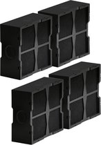regeneerbaar carbonfilter kookplaat whirlpool (4st)