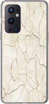 Geschikt voor OnePlus 9 Pro hoesje - Marmer print - Chic - Patronen - Siliconen Telefoonhoesje