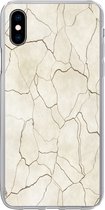 Coque iPhone Xs - Marbre - Chic - Motifs - Coque de téléphone en Siliconen