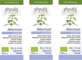 Akkermunt 3 STUKS Physalis Etherische Olie Bio Etherische Olie 10ml - Diffuser, huid en inwendig