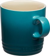 Le Creuset 4 aardewerken mokken Deep Teal 0,35l