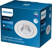 Philips Sparkle Inbouwspot LED 1x5W/350lm Rond Wit