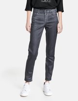 TAIFUN Dames Jeans met glittereffect Super Skinny TS Dark Blue Denim-48