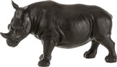 Neushoorn - Neushoorn | polyester | zwart | 34.5x12.5x (h)18.5 cm