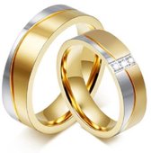 Jonline Prachtige Ringen voor hem en haar | Trouwringen | Vriendschapsringen |Relatieringen Zirkonia