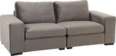 Zetel | textiel | grijs | 212x98x (h)68 cm