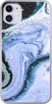 Telefoonhoesje Geschikt voor iPhone 11 hoesje - Mineralen - Natuurstenen - Heelal - Siliconen Telefoonhoesje