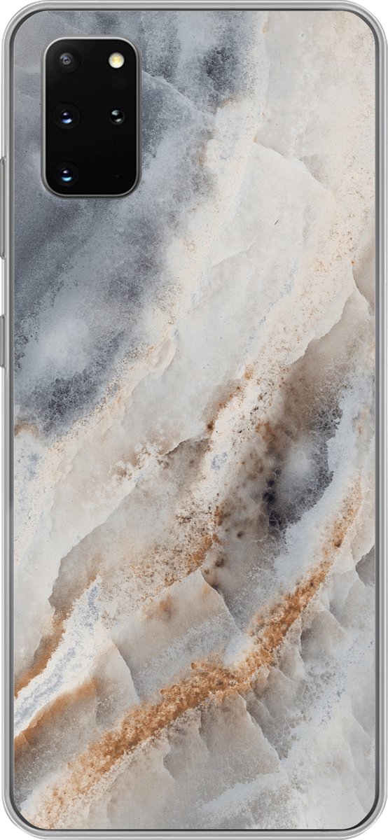 Telefoonhoesje Geschikt voor Samsung Galaxy S20 Plus hoesje - Natuurstenen - Mineralen - Patroon - Siliconen Telefoonhoesje Telefoonhoesje