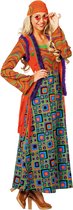 Hippie Kostuum | Hippie Met Hallucinerend Patroon | Vrouw | Maat 42 | Carnaval kostuum | Verkleedkleding
