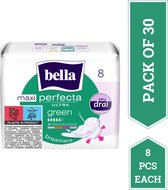 Bella Maandverband Perfecta Ultra Maxi Groen (8 stuks per verpakking), pak van 30, Voordeelverpakking- 240 stucks
