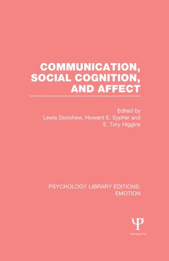 Psychology Library Editions: Emotion - Communication, Social ... - cover
