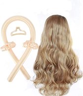 Heatless Curl Haarband -Krulstaaf -Krulslang -Krul -Zachte hoofdband -Haarstylingtool -Haarkrullen -Krulset -Met haarclip