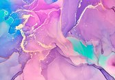 Papier peint Marble XXL – Papier fotobehang – 368 x 254 cm – Rose violet