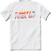 Pride Day | Pride T-Shirt | Grappig LHBTIQ+ / LGBTQ / Gay / Homo / Lesbi Cadeau Shirt | Dames - Heren - Unisex | Tshirt Kleding Kado | - Wit - XL