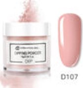 Dermarolling Nail Dipping Powder 10g. D107 #Dark Pink