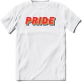 Pride T-Shirt | Grappig LHBTIQ+ / LGBTQ / Gay / Homo / Lesbi Cadeau Shirt | Dames - Heren - Unisex | Tshirt Kleding Kado | - Wit - S