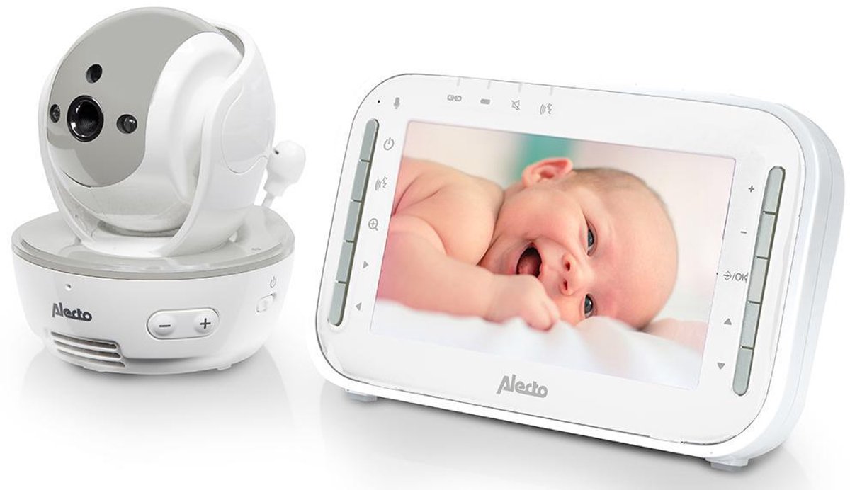 Alecto DVM-200GS - Babyfoon met camera - Kleurenscherm - Wit/Grijs
