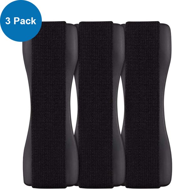Elastische Vinger Sling Grip Universele Smartphone / Tablet Houder - Zwart