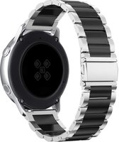 RVS Galaxy Watch Active Horlogeband | 22MM | Metalen Smartwatch Band |  Roestvrij Stalen Reservebandjes voor Samsung Galaxy Watch 3 45 mm / Huawei Watch GT2 46 mm / Amazfit GTR 47
