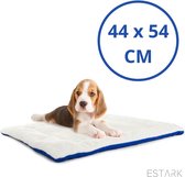 Hondenbed - 54 x 44 CM - Hondendeken - Vetbed - Hondenmand - Benchmat - Bench Mat - Dierenmat - Deken - Droogloopmat - Hondenkussen - Dierenkleed - Benchvacht - Hondenkleed - Honde