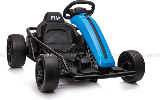 Kart électrique drift bleu 24V avec option drift!