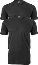 Alan Red - West-Virginia T-shirt V-Hals Zwart 2-Pack - Heren - Maat M - Regular-fit