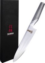 Shinrai Japan™ - RVS  Koksmes 18 cm - Japanse messen - Geleverd in luxe geschenkdoos