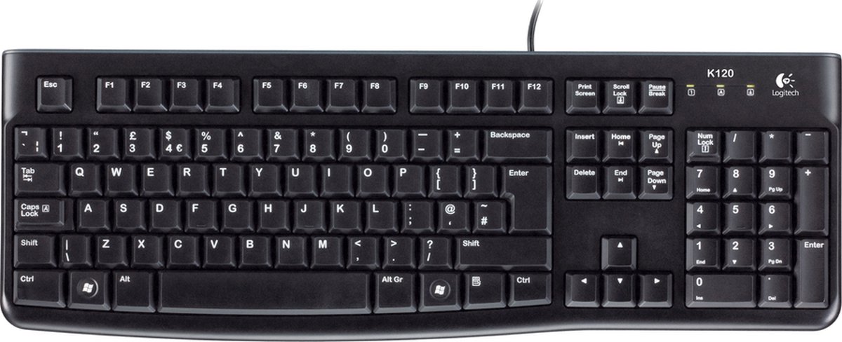 Logitech Keyboard K120 for Business toetsenbord USB QWERTZ Zwitsers Zwart |  bol.com