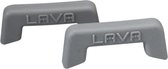 Lava Cookware set van 2 Silicone Handvaten, Grijs