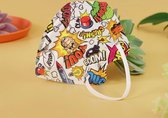FFP2 | Kindermondkapjes | ffp2 mondkapje kinderen | ffp2 kinderen | ffp2 kinder mondmasker | 3-12 jaar | 10 stuks (5 Laags) | Raket