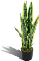 Kunstplant sansevieria - voor binnen - in pot - 65 cm