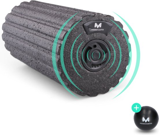 Massagerr® Vibrerende Foam Roller met 4 Tril Niveaus - Massage Roller Triggerpoint - Elektrisch