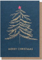 2 pakjes kerstkaarten van 10 stuks Merry Christmas Tree Caroline Gardner