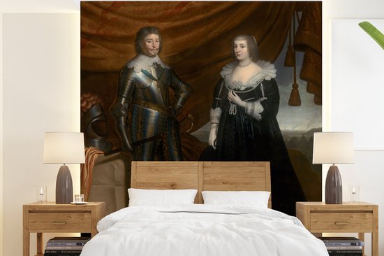 Behang - Fotobehang Dubbel Frederik Hendrik en Amalia van Solms