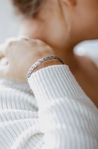 Magnifico Kabel Armband Zilver - Armband - Gewoven Staal - Bangle - Cadeau -  Verjaardag