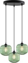 Olucia Charlois - Hanglamp - Groen/Zwart - E27