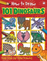 Leer Stap voor Stap 101 Dinosaurussen te tekenen (Ja, 101!) PLUS set van 12 Dikke Driehoekvorm potloodtjes in heldere kleuren!