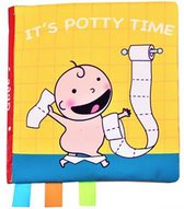 Baby speelgoed/kinderboekenweek/ sinterklaas/ kerstcadeau/ Educatief Baby Speelgoed /Zacht Baby boek /Zacht Speelgoed/Speelgoed voor baby/ Speelgoed Voor Kinderen/baby boekje/ "It's potty time "thema