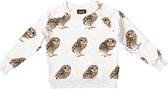 Snurk - Truien voor kinderen - Night Owl Sweater - Wit - Maat 104EU