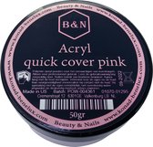 Acryl - quick cover pink - 50 gr | B&N - acrylpoeder  - VEGAN - acrylpoeder