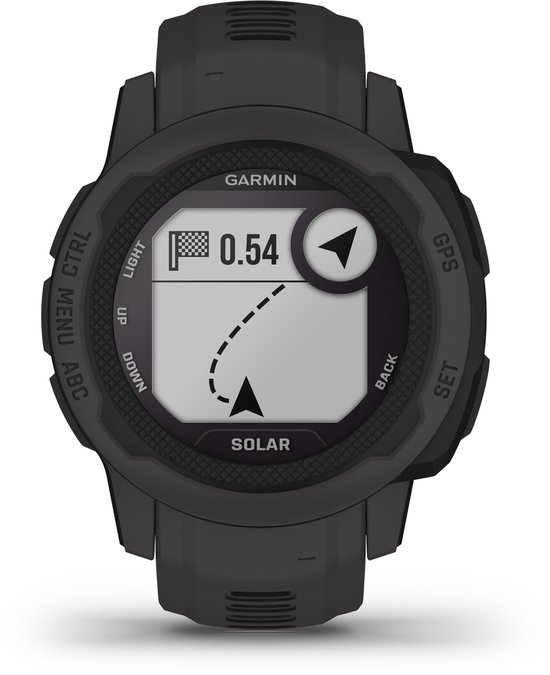 Garmin Instinct 2S Solar - Sporthorloge met GPS - Smartwatch voor heren - Zon Oplaadbaar - 40mm - Graphite