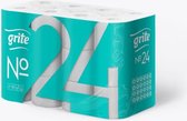 Grite No: 24 rollen Toiletpapier 2-laags wit Extra wit wc papier 72 rollen