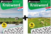 Puzzelsport - Puzzelboekenpakket - Kruiswoord 2-3* - Nummer 1 & 2 - 96 pagina's