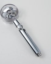 Masduro - Waterbesparende douchekop - Handdouche met hoge druk - Regendouche - Turbo fan - zilver